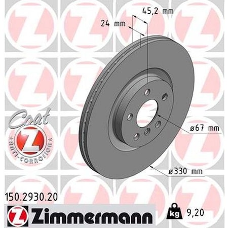 BRAKE DISC - STANDARD/COATED